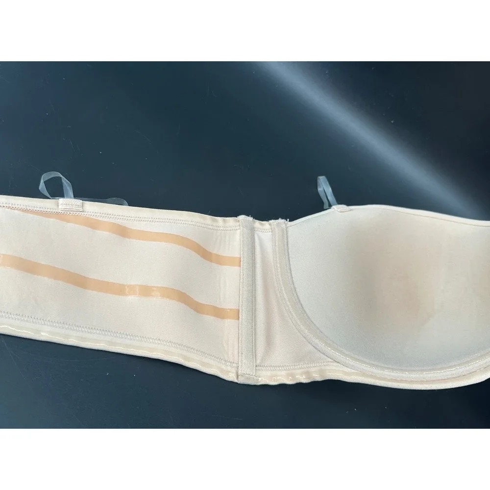 Vanity Fair Beauty Back Strapless Underwire Bra Beige 40D 74380
